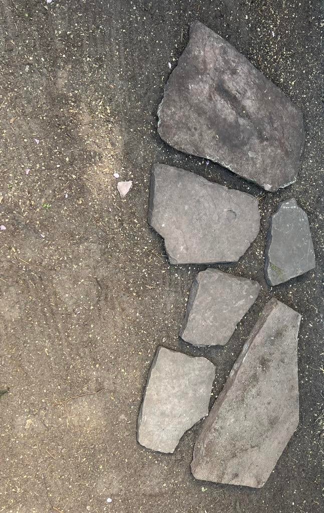 Gezocht flatstones, Ophalen, Gebruikt, Terrastegels, Natuursteen