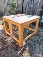 Werkbank opvouwbaar 115x115cm, Ophalen, Gebruikt, 70 tot 120 cm, Inklapbaar