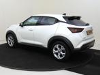 Nissan Juke 1.0 DIG-T N-Connecta Navigatie | Cruise & Climat, Auto's, Voorwielaandrijving, Stof, Euro 6, Wit