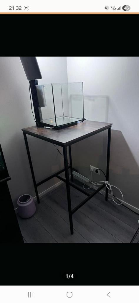 Aquarium 40ltrs met licht en filter 35€., Ophalen of Verzenden, Leeg aquarium