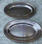 RVS  Serveerschaal diverse maten. 8 stuks. los te koop, Ophalen of Verzenden