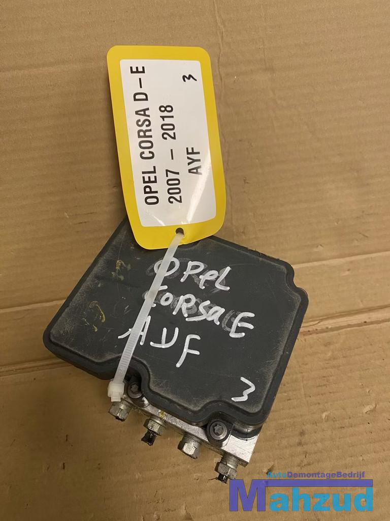 OPEL CORSA D E AYF Abs pomp 2006-2015, Gebruikt, Opel Automobile GmbH, Ophalen of Verzenden, Kontakt@opel-infoservice.de
