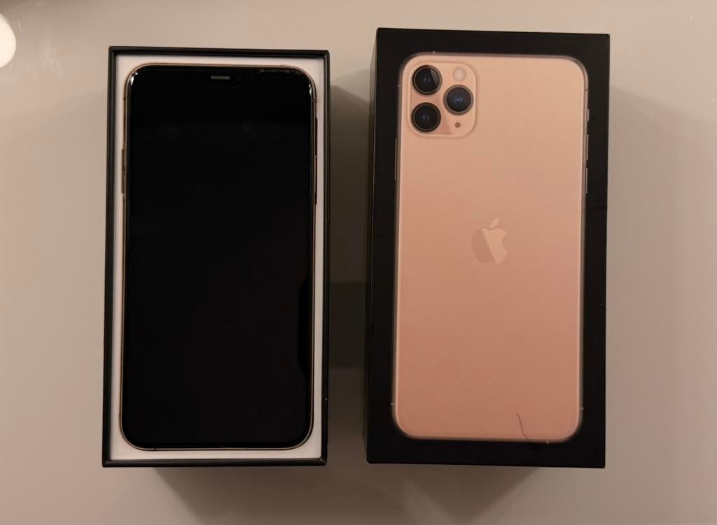 Iphone 11 Pro Max, Telecommunicatie, Mobiele telefoons | Apple iPhone, 83 %, Zonder simlock, Zonder abonnement, Goud