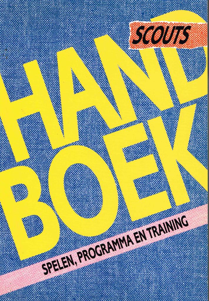 scouting Handboek SCOUTS 1991, Verzamelen, Scouting, Ophalen of Verzenden, Nieuw, Boek of Tijdschrift