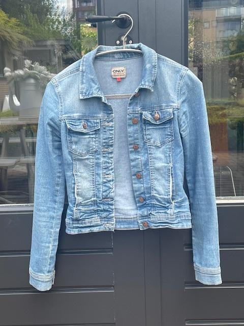 spijkerjas only, Only, Blauw, Ophalen of Verzenden, Zo goed als nieuw