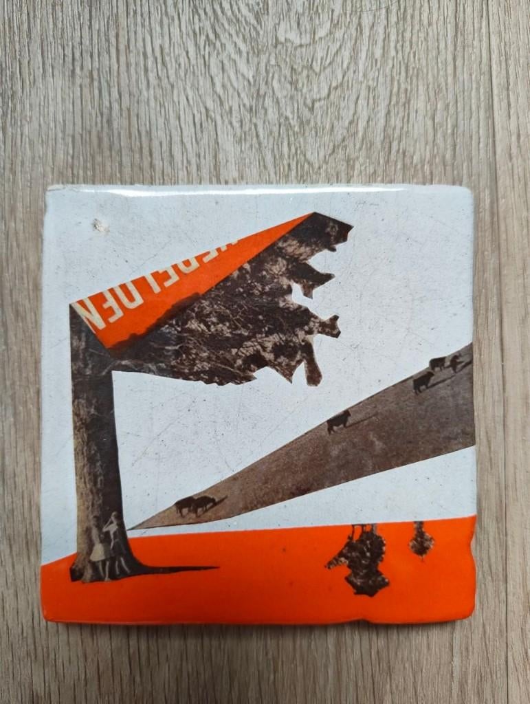 Unieke Storytiles tegel 10 x 10 cm, Ophalen of Verzenden, Zo goed als nieuw, 10 cm, Wandtegel