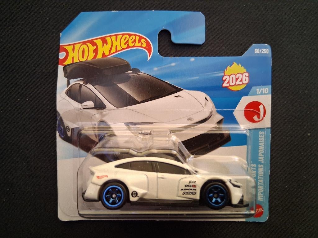 Hotwheels Toyota Prius Custom wit -, Ophalen of Verzenden, Zo goed als nieuw, Auto