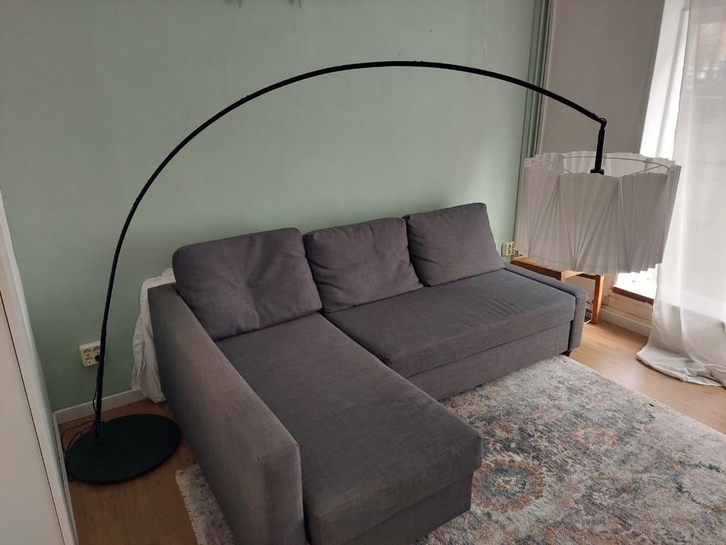 Staande lamp incl. lampenkap, Ophalen, Zo goed als nieuw, Metaal, 100 tot 150 cm