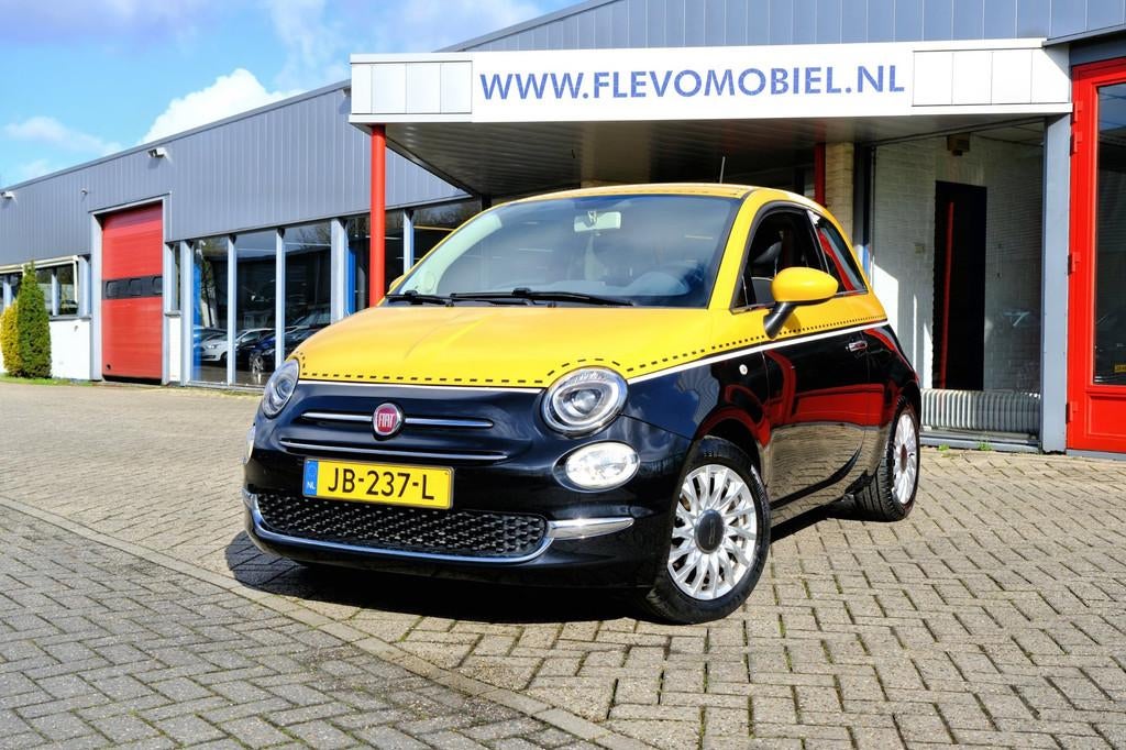 Fiat 500 0.9 TwinAir Turbo Lounge Navi|Airco|LMV|DAB, Auto's, Fiat, Voorwielaandrijving, Gebruikt, Bedrijf, Handgeschakeld