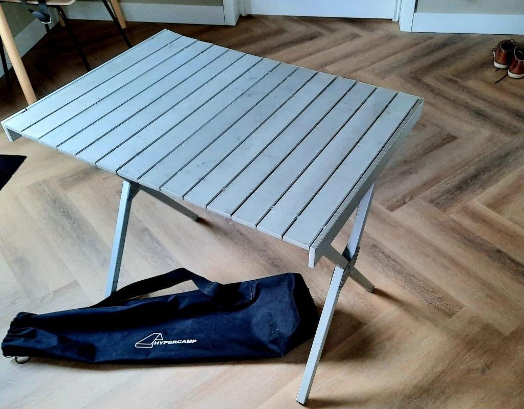 aluminium camping tafel, Caravans en Kamperen, Ophalen, Gebruikt, Campingtafel