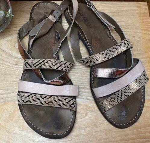 Sandalen van Lazamani/Ziengs maat 41, Kleding | Dames, Schoenen, Zo goed als nieuw, Sandalen of Muiltjes, Overige kleuren, Ophalen of Verzenden