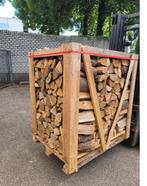 Kratten ovengedroogd haardhout, goede prijs en snel leverb., Minder dan 3 m³, Ophalen, Blokken