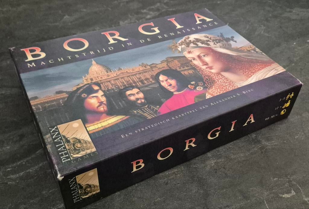 Borgia, Ophalen, Zo goed als nieuw, Phalanx Games