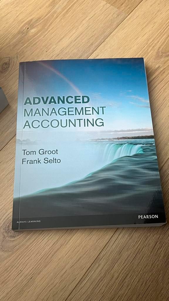 Advanced management accounting, Boeken, Studieboeken en Cursussen, Nieuw, WO, Ophalen of Verzenden