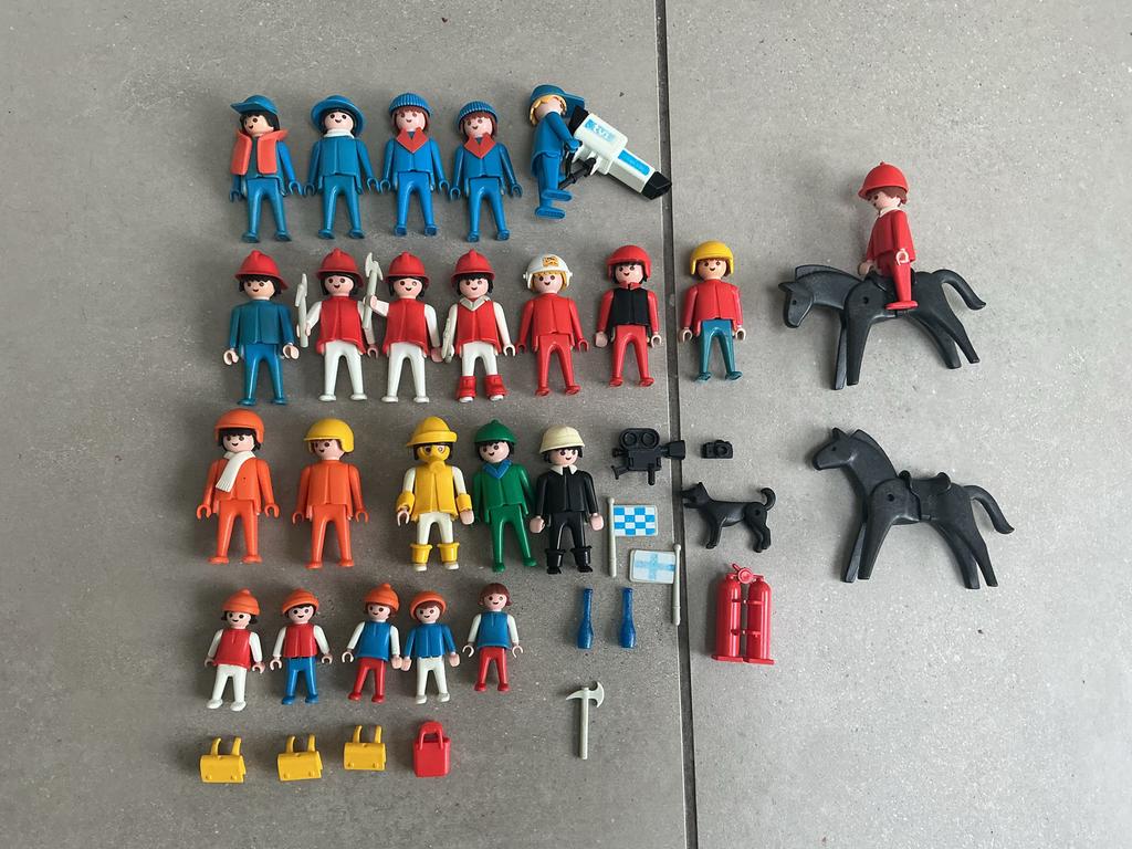 Grote partij Playmobil poppetjes en accessoires, Ophalen of Verzenden, Gebruikt, Los playmobil