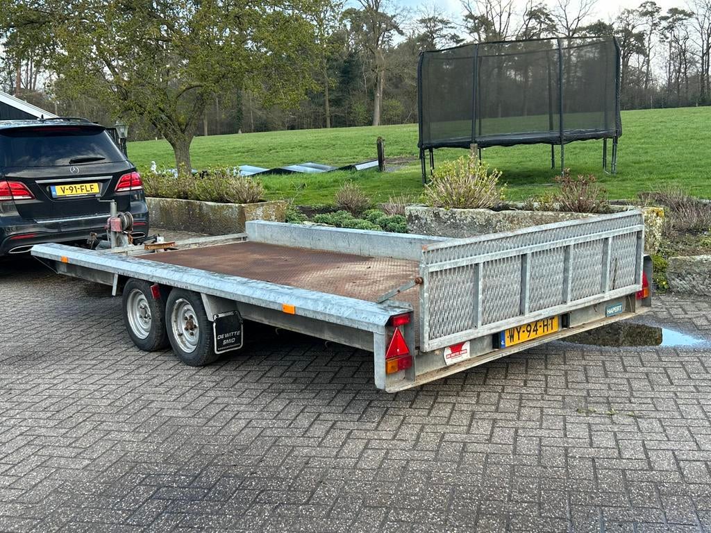 Hapert machinetransporter kantelbaar, Ophalen, Zo goed als nieuw