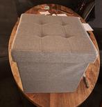 Poef of opbergbankje nieuw in doos, Minder dan 50 cm, Vierkant, Nieuw, Minder dan 50 cm