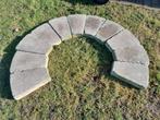 Niet compleete cirkel, Tuin en Terras, Tegels en Klinkers, Ophalen, Gebruikt, Beton, Terrastegels