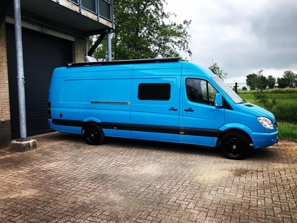 Buscamper Mercedes Sprinter automaat 160PK, Caravans en Kamperen, Campers, Automaat, Buscamper of Camperbus, Tot en met 2, Mercedes-Benz