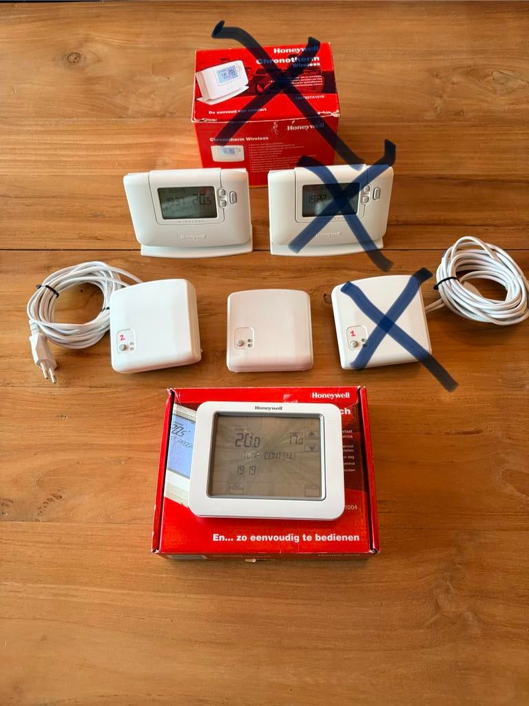 Honeywell Chronotherm thermostaten, Ophalen of Verzenden, Gebruikt