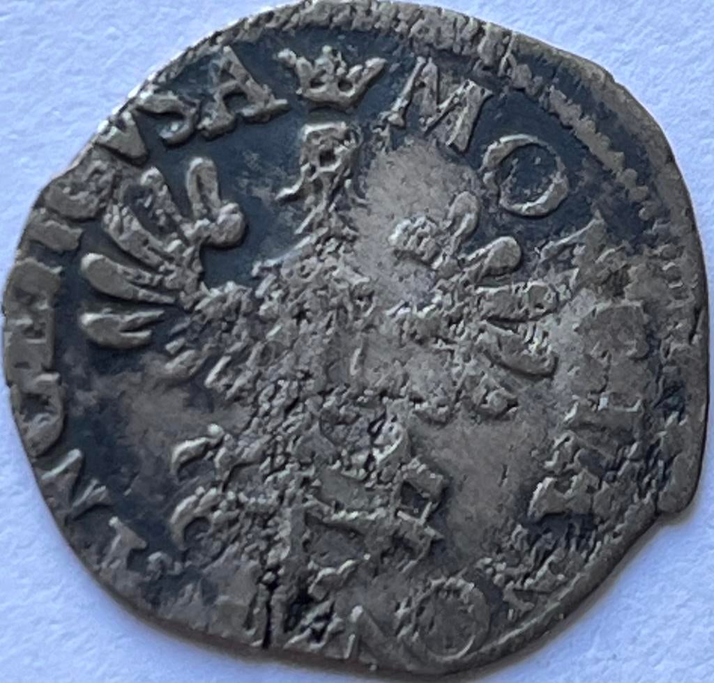 Lotharingen halve groschen ZJ, Ophalen of Verzenden, Frankrijk, Losse munt, Zilver