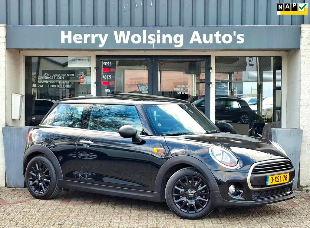 Mini Mini 1.2 One Business Navi Panodak Leder NAP, Auto's, Voorwielaandrijving, Gebruikt, Euro 6, 4 stoelen