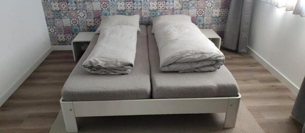 Auping Auronde 180 x 220 zeer nette staat, Verstelbaar, Wit, Tweepersoons, Ophalen of Verzenden