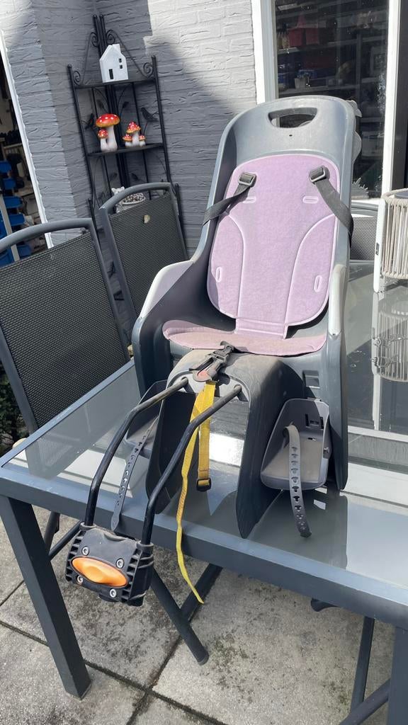 Fietsstoeltje  voor, Ophalen of Verzenden, Gebruikt