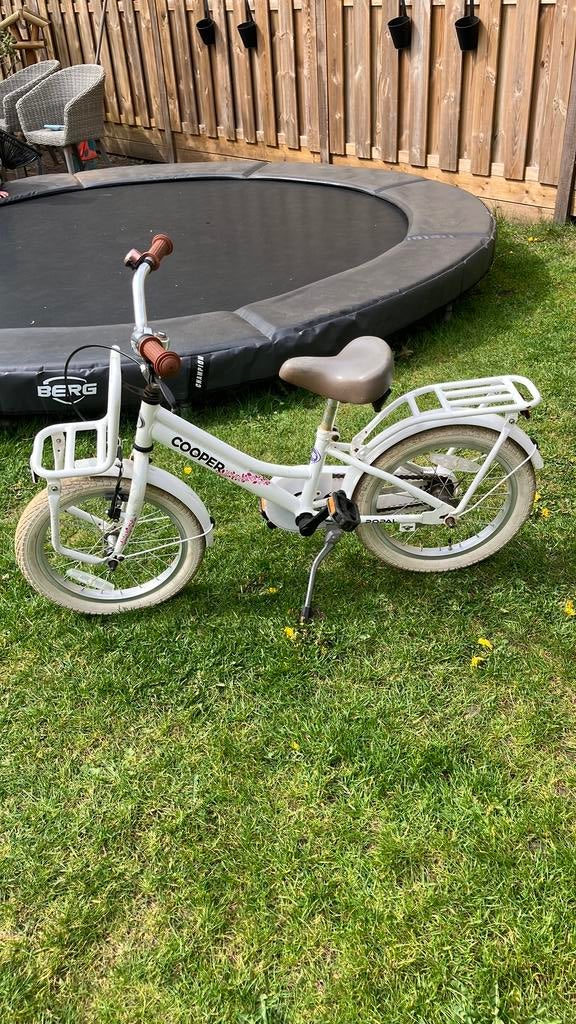 Meisjesfiets popal 16 inch, Ophalen, Gebruikt, 16 inch, Handrem