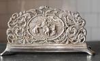 oude zilveren servethouder / brievenhouder, Ophalen of Verzenden, Zilver