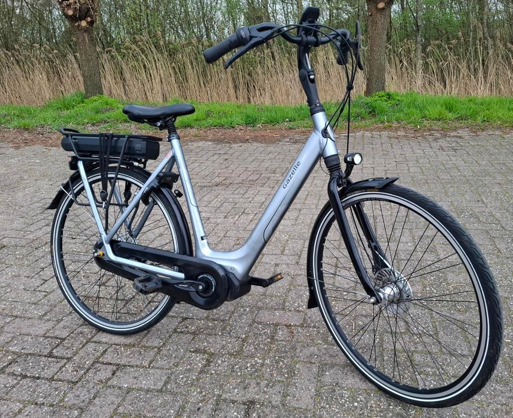 Elektrische Gazelle damesfiets, Shimano middenmotor✅️, Fietsen en Brommers, Fietsen | Dames | Damesfietsen, Ophalen, 53 tot 56 cm