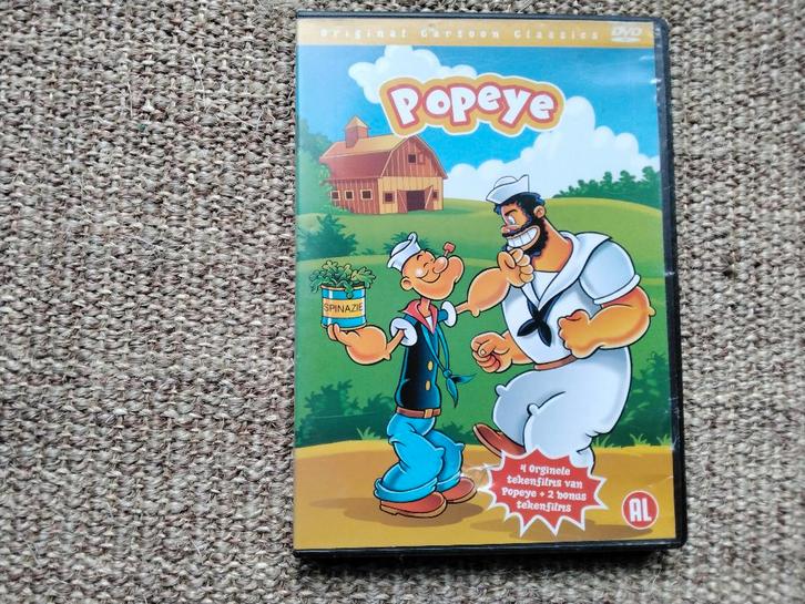Popeye, origineel, Cd's en Dvd's, Dvd's | Kinderen en Jeugd, Zo goed als nieuw, Film, Avontuur, Alle leeftijden, Ophalen of Verzenden