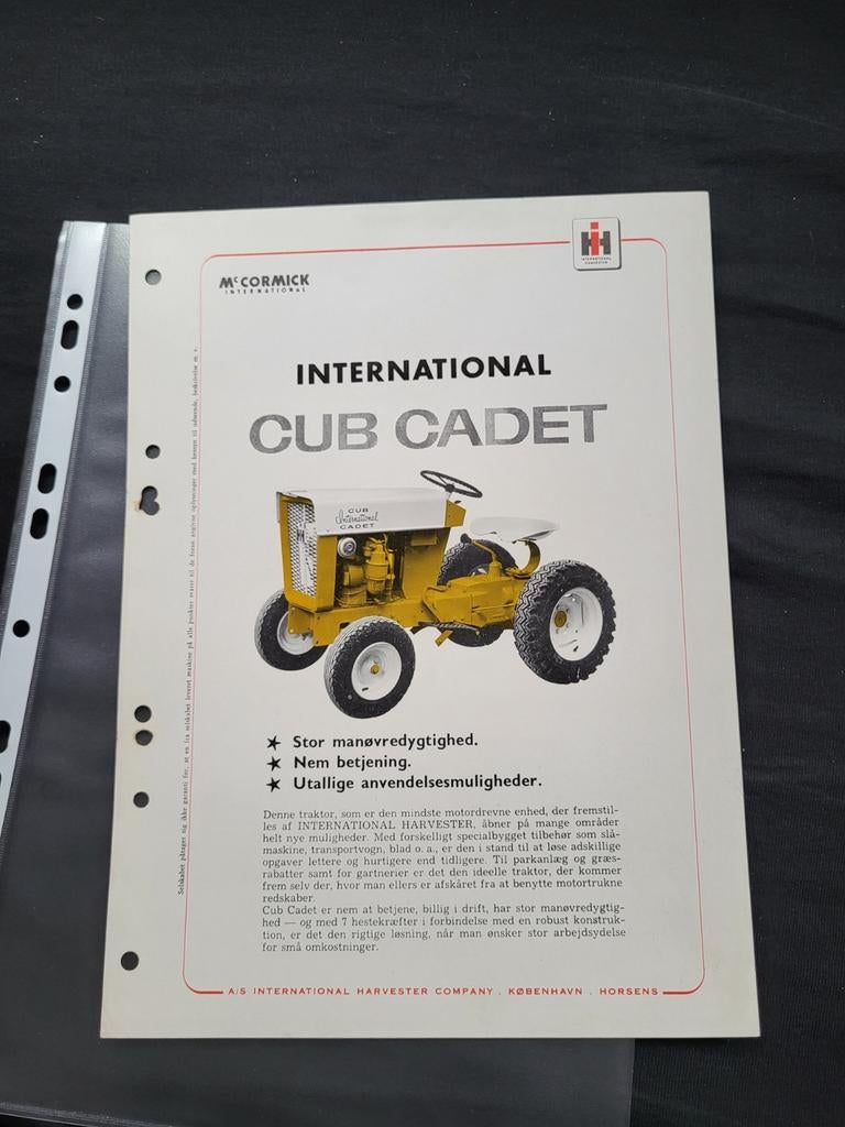 International ih mccormick ih tractor folder, Ophalen of Verzenden