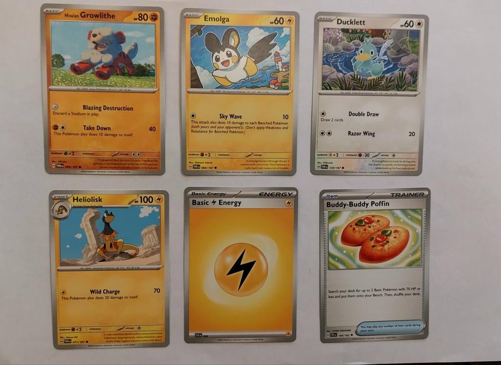 6 pokemon verzamelkaarten, Ophalen of Verzenden, Nieuw