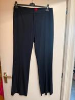 Hugo boss  donkerblauw nette pantalon met split broek zgan, Kleding | Dames, Ophalen of Verzenden, Zo goed als nieuw, Blauw, Lang
