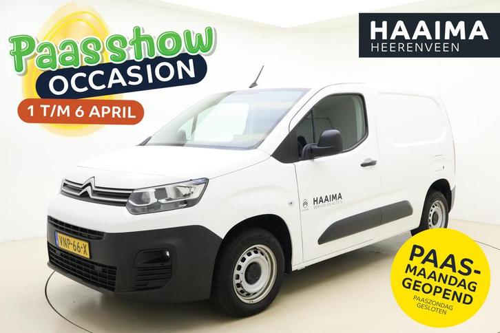 Citroen Berlingo 1.5 BlueHDI Club 75 pk| schuifdeur | Airco, Auto's, Bestelauto's, Bedrijf, Te koop, ABS, Airconditioning, Alarm