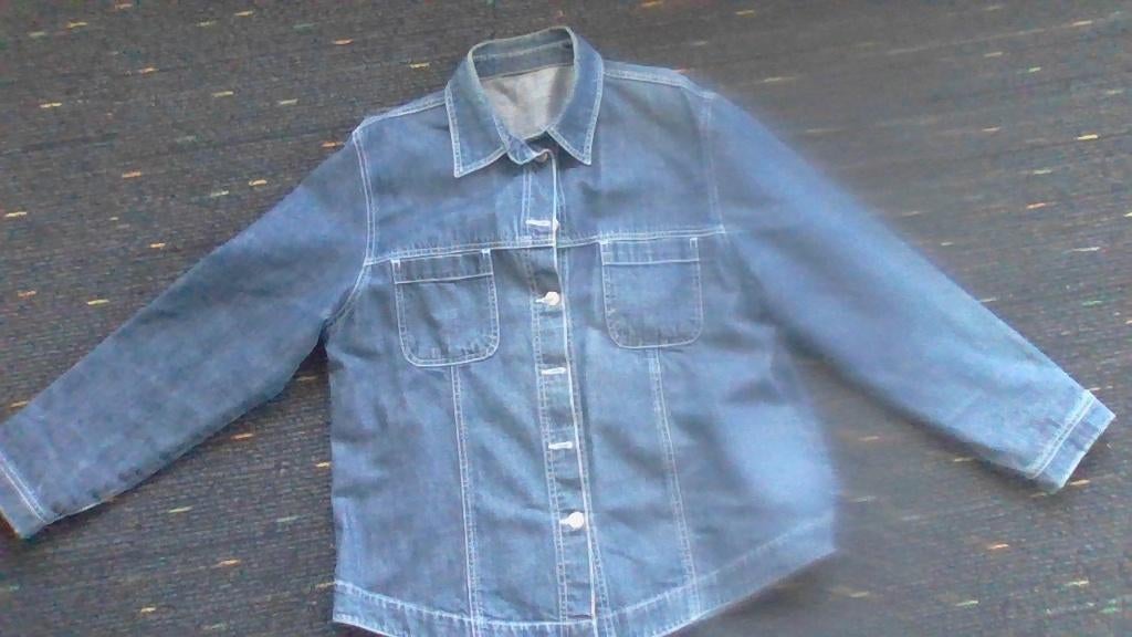 spijker blouse, Ophalen, Maat 52/54 (L), Onbekend, Blauw