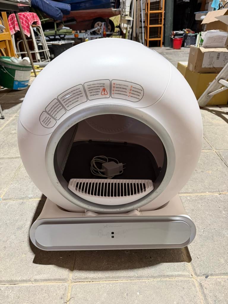 Automatische kattenbak Viervoeter, Ophalen, Zelfreinigend, Gebruikt, Open