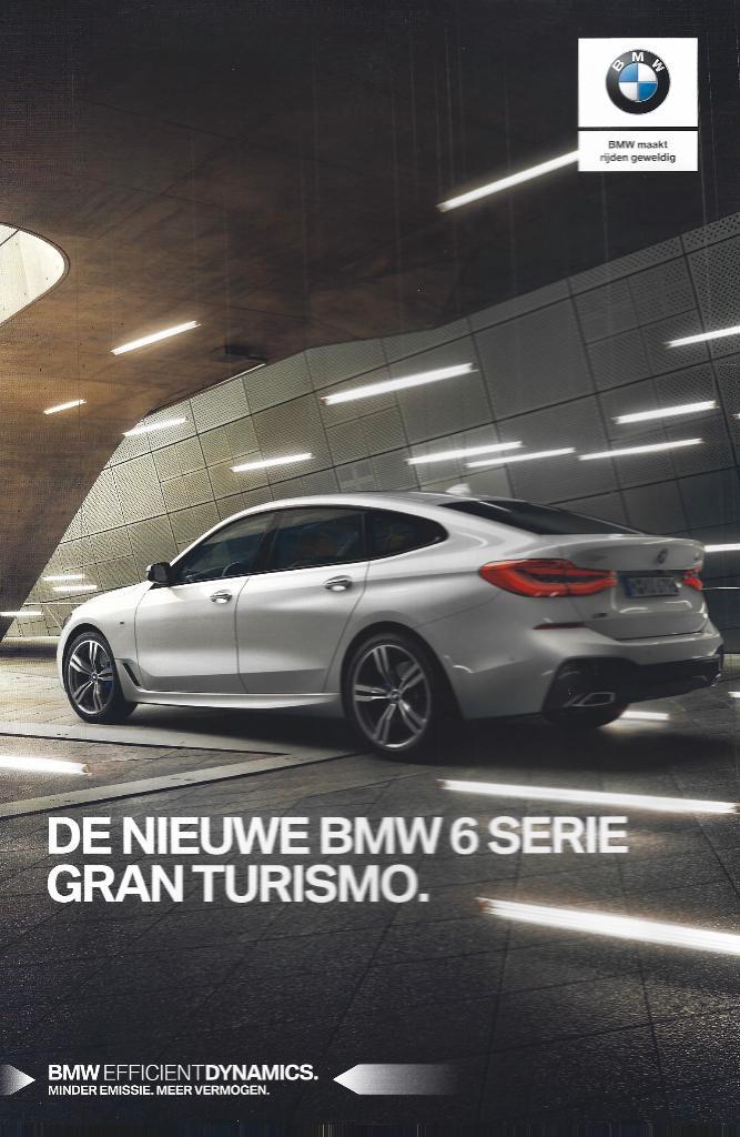 Brochure BMW 6 Serie Gran Turismo 2018, Boeken, Auto's | Folders en Tijdschriften, Gelezen, BMW, Ophalen of Verzenden