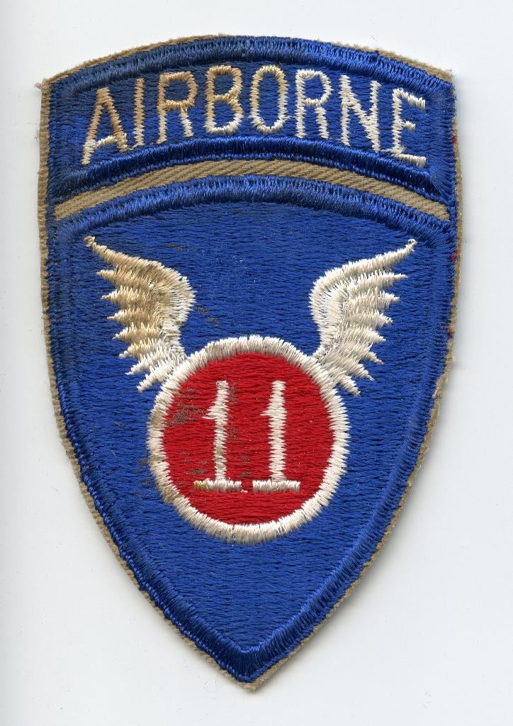 WO2 US 11th Airborne Division Patch, Ophalen of Verzenden, Landmacht, Amerika, Embleem of Badge