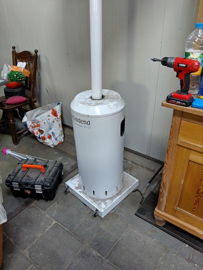 Gebruikte terrasverwarmer, Tuin en Terras, Ophalen of Verzenden, Gebruikt