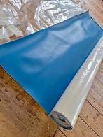 Blauw doek skai/kunstleer 140x500cm, Hobby en Vrije tijd, Stoffen en Lappen, Ophalen, Blauw, 120 cm of meer, Leer of Kunstleer