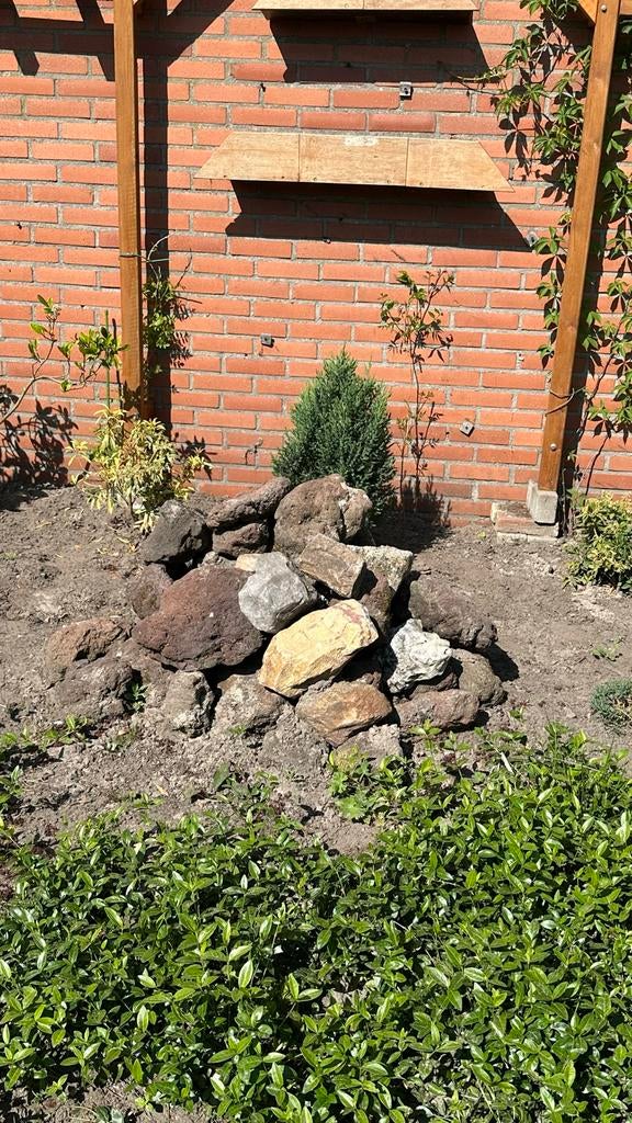 Diverse natuurstenen voor tuin of decoratie, Ophalen, Overige materialen, Gebruikt, Kei