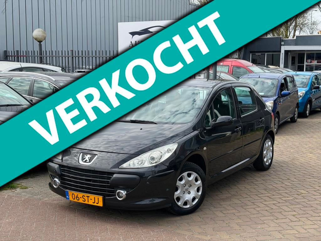 Peugeot 307 1.6-16V XS/Airco/Cruise/Terekhaak/Nap/Apk, Auto's, Gebruikt, 4 cilinders, 635 kg, Zwart