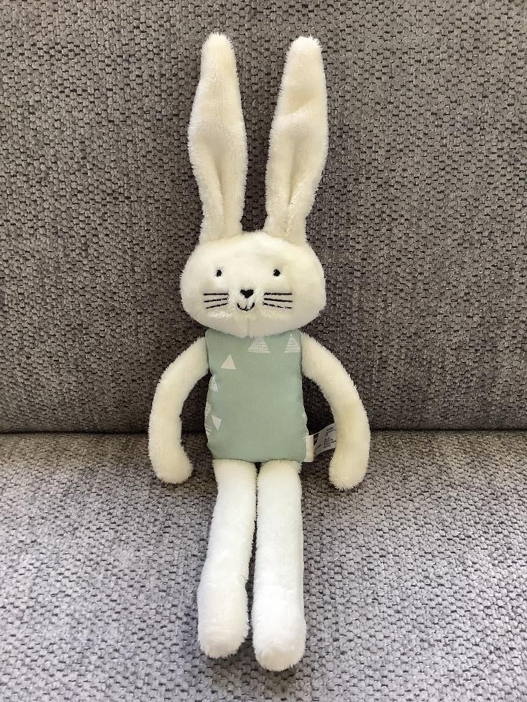 Hema konijn wit met glad lijfje met driehoekjes  4 euro, Ophalen of Verzenden, Zo goed als nieuw, Overige typen