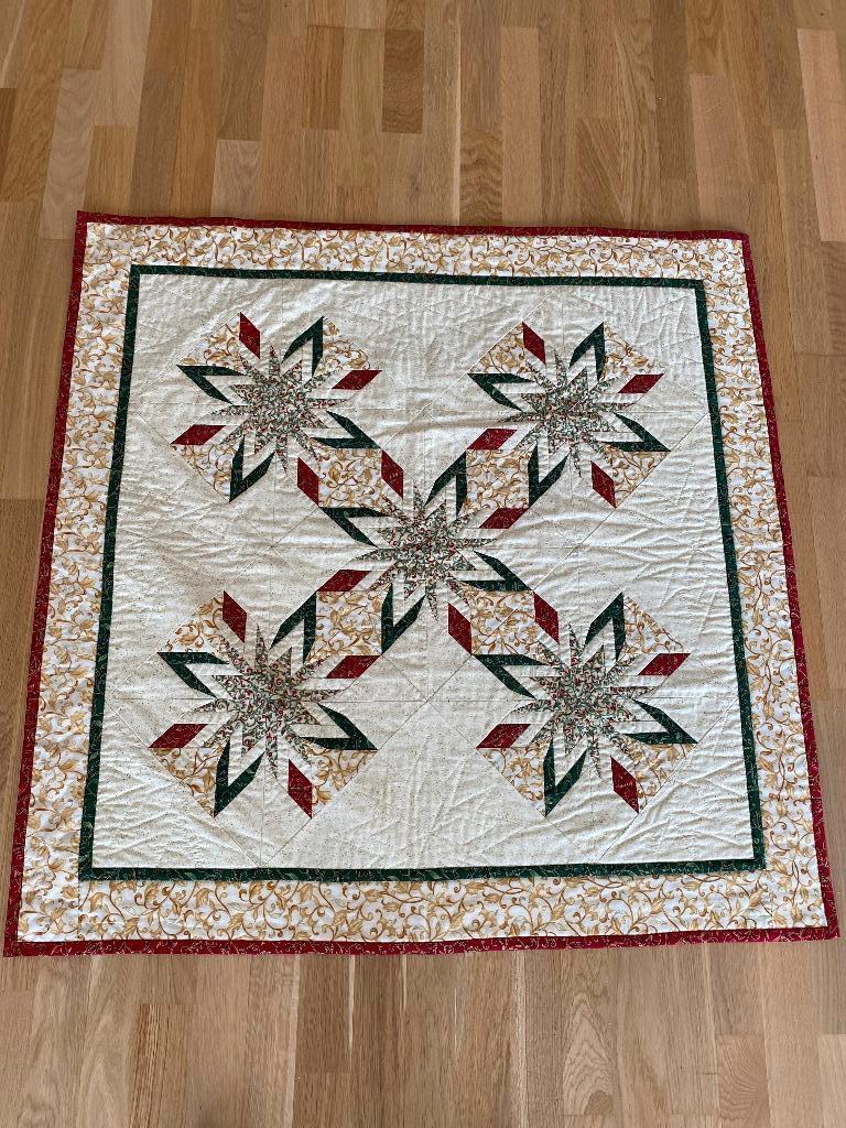 Quilt plaid Merry X Mas 102x102cm kerst, Ophalen of Verzenden, Nieuw