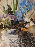 Bos nieuwe kunstbloemen overwegend blauw/wit, Belle Vieille Brocante, Nieuw, Ophalen of Verzenden, Jolandamonsieurs@gmail.com