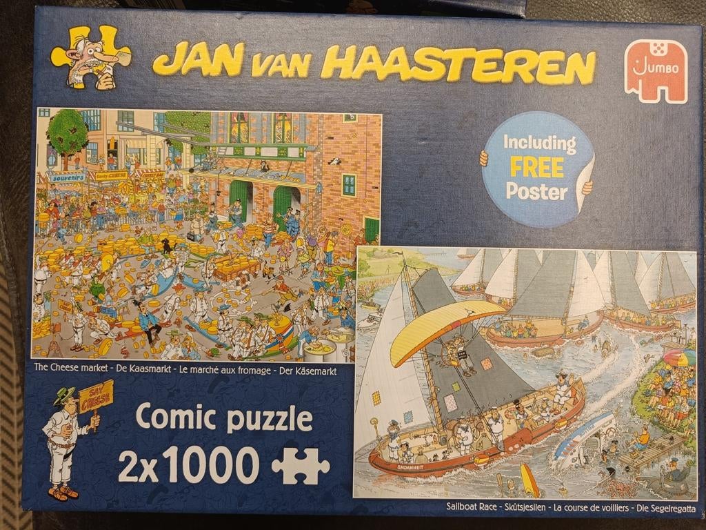 Jan van Haasteren puzzel, Ophalen of Verzenden, 500 t/m 1500 stukjes, Zo goed als nieuw