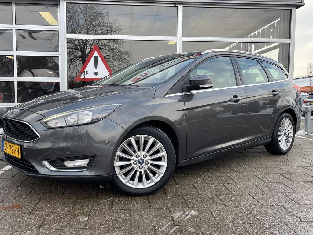 Ford Focus Wagon 1.0 First Edition /Cruise/Clima/Navi/2015/A, Auto's, Ford, Gebruikt, Euro 6, Met garantie (alle), Origineel Nederlands