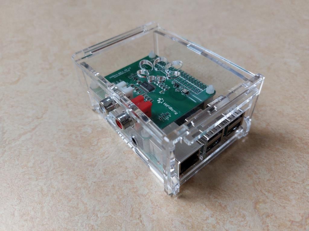 HifiBerry DAC+ & Raspberry Pi 3B, Hobby en Vrije tijd, Elektronica-componenten, Ophalen of Verzenden, Zo goed als nieuw